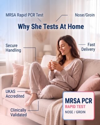 MRSA Rapid PCR Test– Nose/Groin | At-Home Test