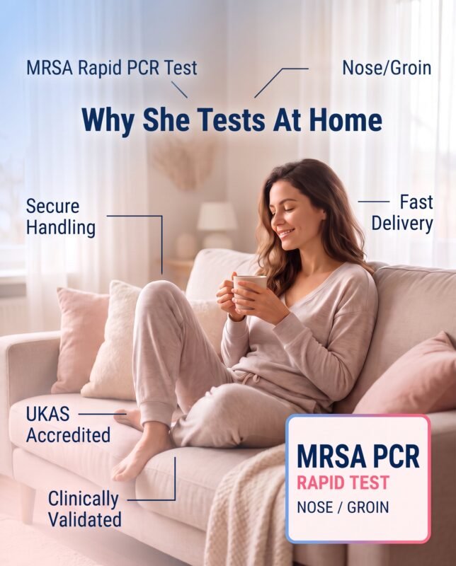 MRSA Rapid PCR Test– Nose/Groin | At-Home Test