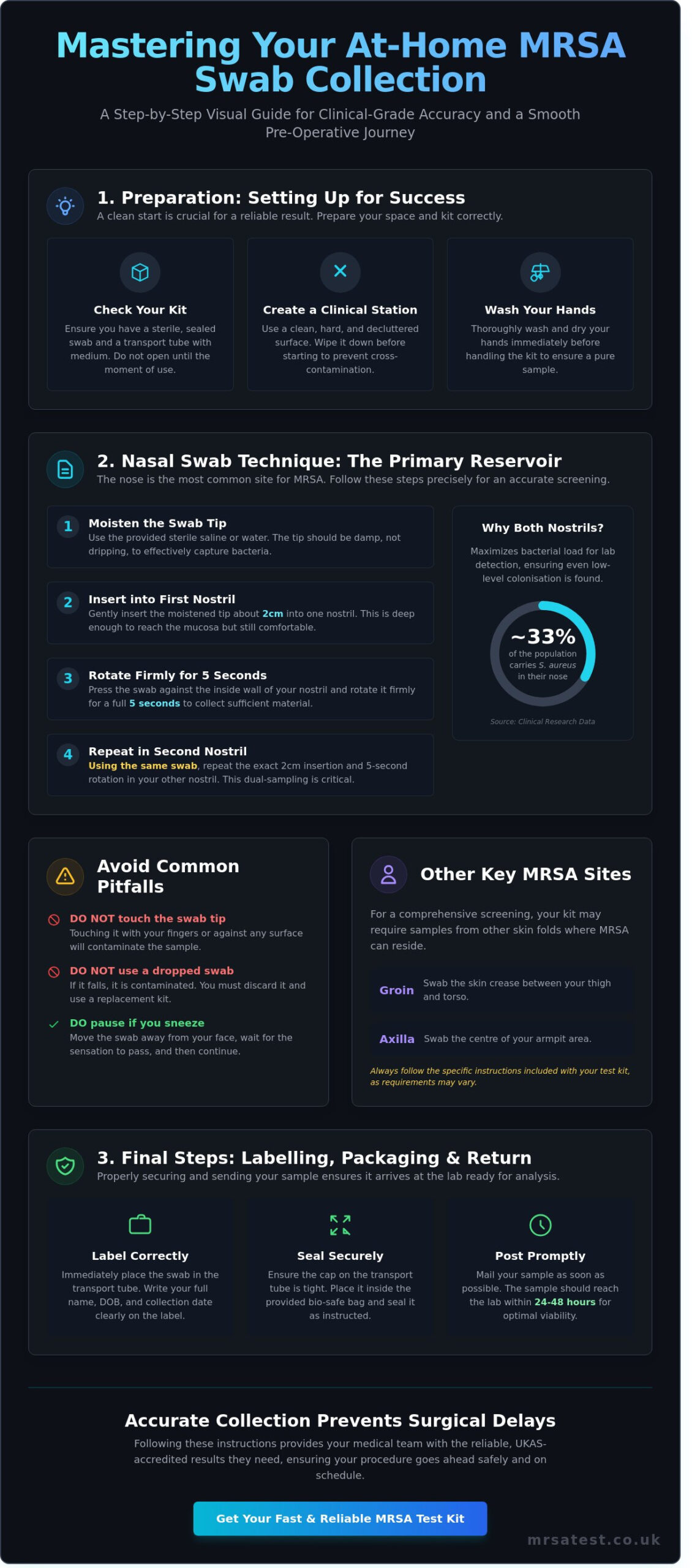 MRSA Swab Collection Instructions: A Step-by-Step Guide for Accurate At-Home Testing