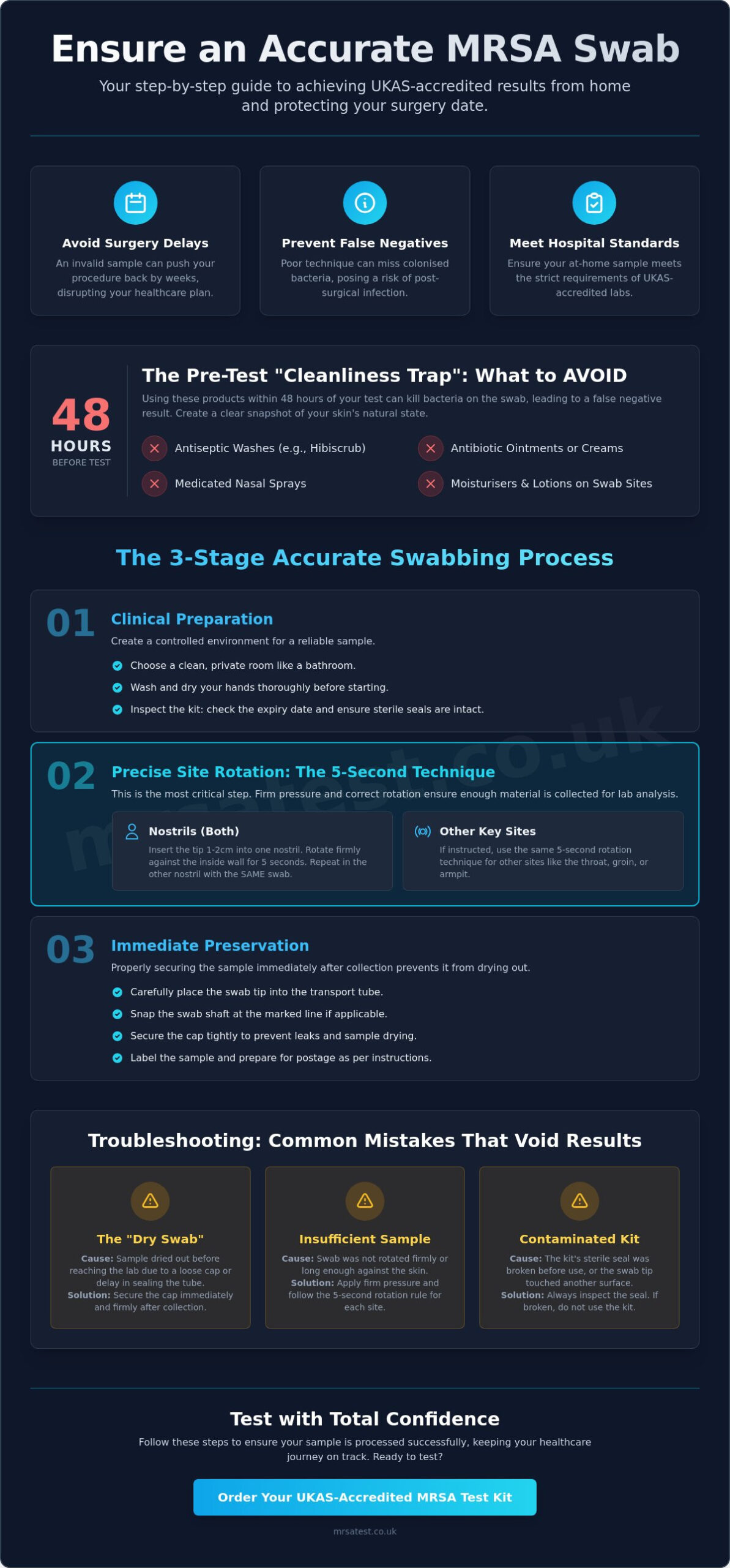 How to Ensure an Accurate MRSA Swab: A Step-by-Step Guide for Home Testing