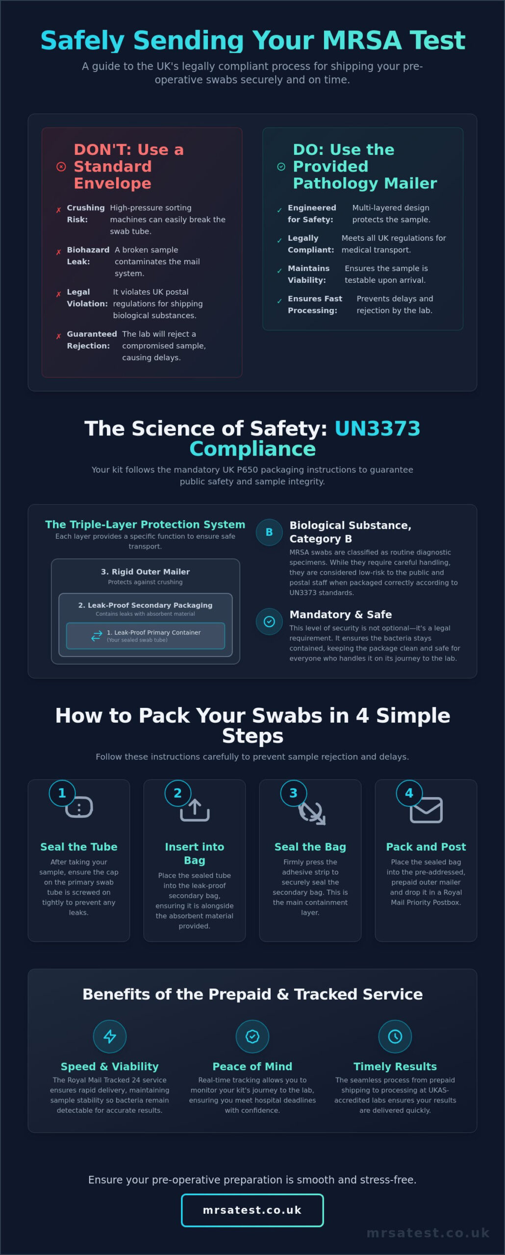 MRSA Lab Test Process UK: Your Guide to Prepaid Pathology Return Envelopes