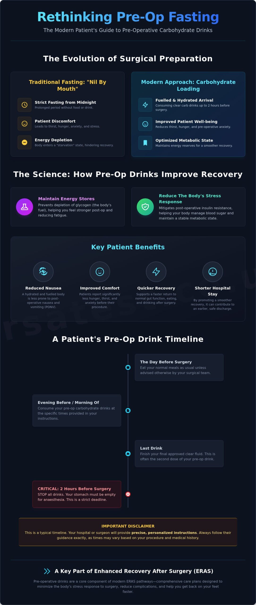 The Role of Pre-Op Drinks in Your Surgery Preparation
