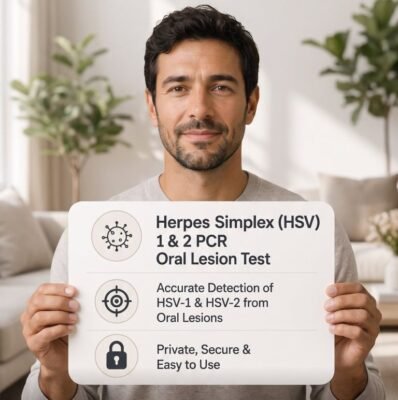 Herpes Simplex (HSV) 1 & 2 by PCR – Oral Lesion Test